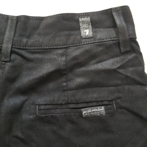 7 FAM Soft Drapey Lightly Coated Shorts 24 - Picture 5 of 7